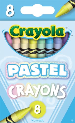 Crayola Pastel Crayons 8ct Specialty Crayons for Kids Art Supplies Gift for Kids Ages 3 4 5