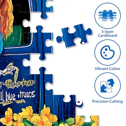 Jigsaw Puzzles 500 Pieces for Adults, Challenging Puzzle Perfect for Game Night, Colorful Puzzle Gift for Friends  
500