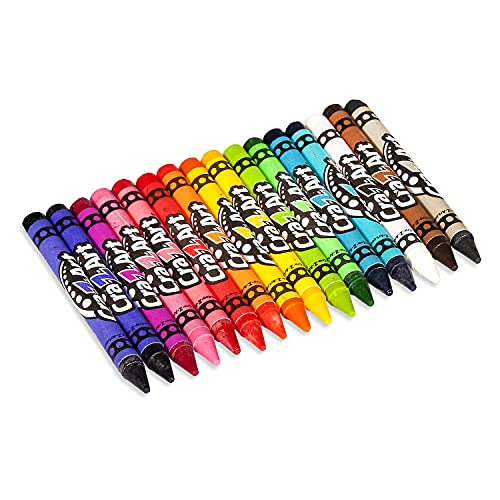 Cra-Z-Art 16ct Crayons for Kids Ages 3 and Up Back to School Supplies Creative Drawing Fun Box of Crayons