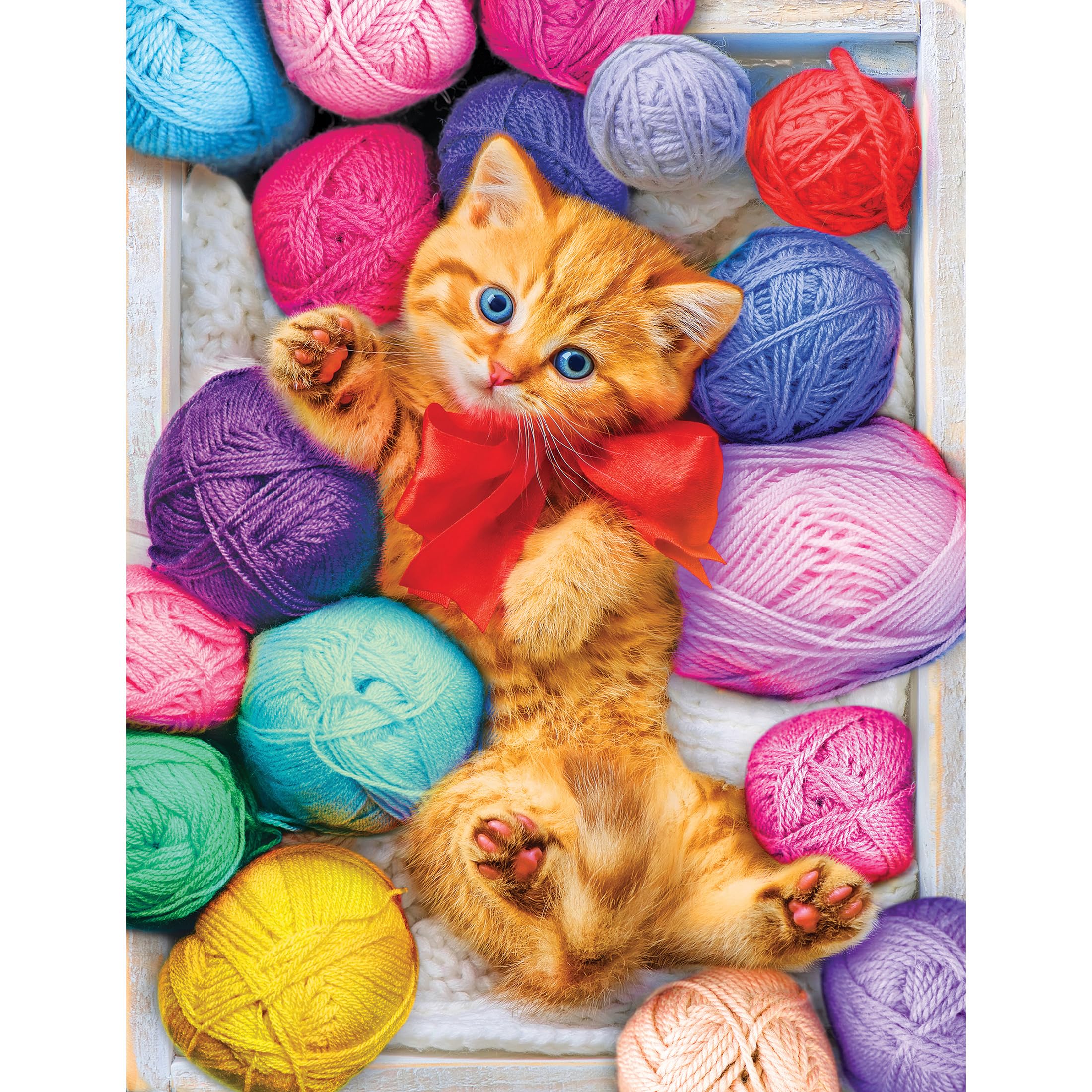 RoseArt Kodak Premium Cuddly Yarn Box Jigsaw Puzzle for Adults Jigsaw Puzzle for Stress Relief Jigsaw Puzzle for Indoor